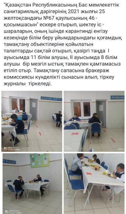Тамақтану жағдайы