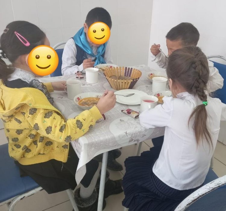 Білім алушылардың тамақтану кезі