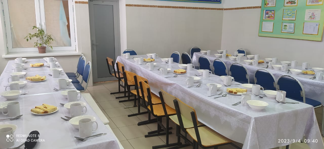Білім алушылардың тамақтану кезі