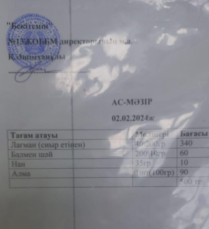 02.02.2024 ж ас мәзірі